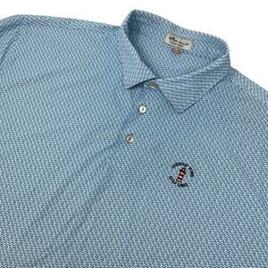 Peter Millar Summer Comfort Golf Polo Shirt Men XXL 2XL Harbour Town Golf Links